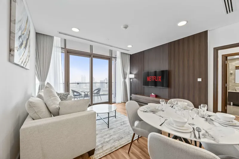 Executive One Bedroom Apartment at Burj Daman DIFC — YOUR STAY luxury serviced apartment Dubai